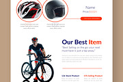 Ecommerce Landing Page Layout, a Landing Page Template by CreativeShaper (Thumbnail 5 of 6)