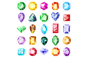 Jewel Gemstones. Jewelry Crystal