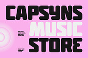 Capsyns, a Sans Serif Font by graphicook (Thumbnail 4 of 10)