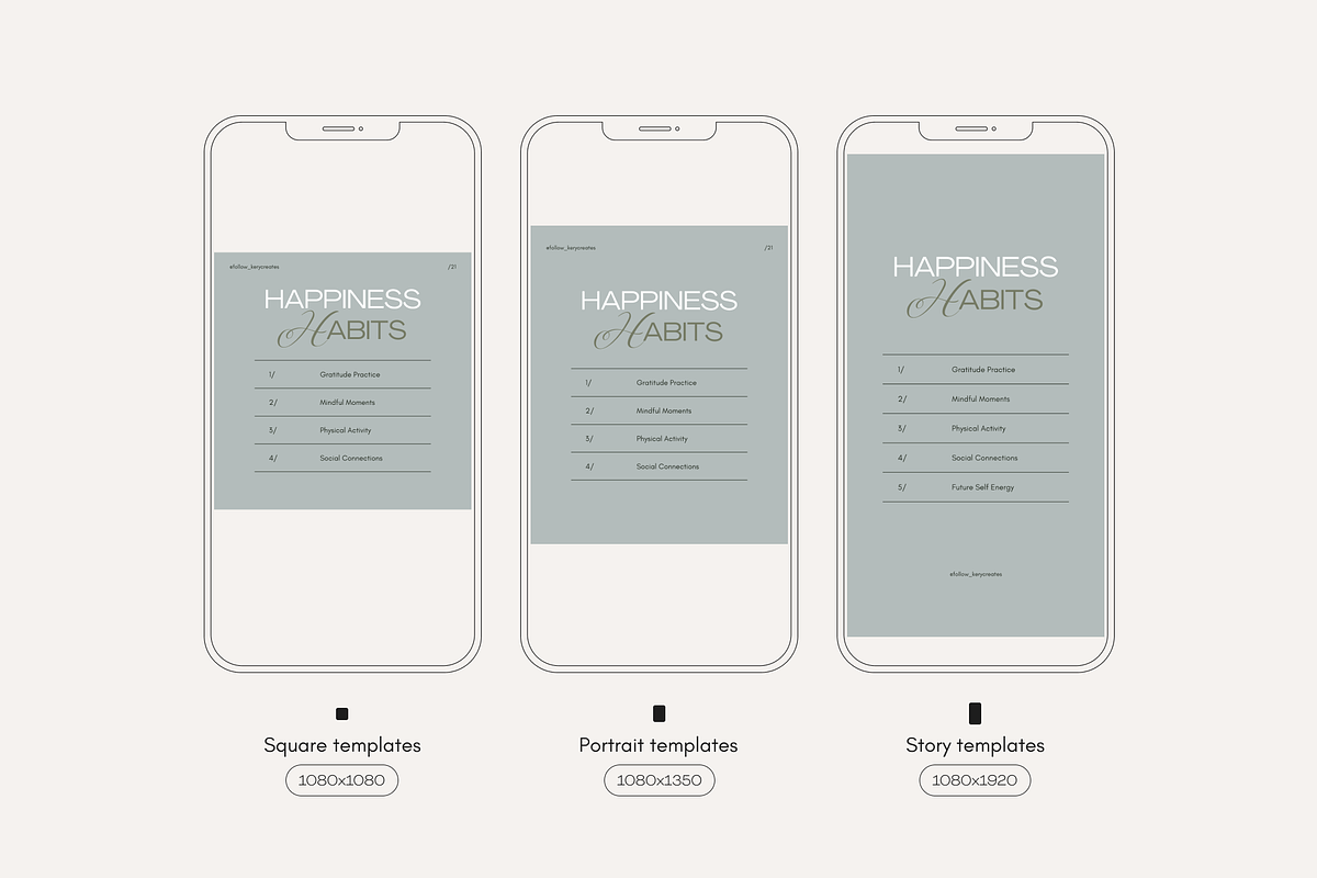 Inspirational Social Media Kit Canva, a Social Media Template by Karisma Studio (Photo 6 of 7)