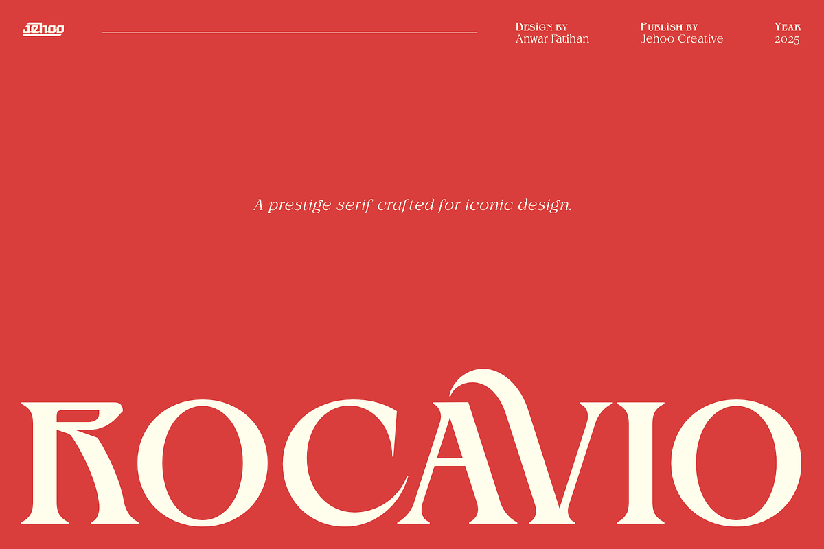 Rocavio - Prestige Serif, a Serif Font by Jehoo Creative (Photo 1 of 15)