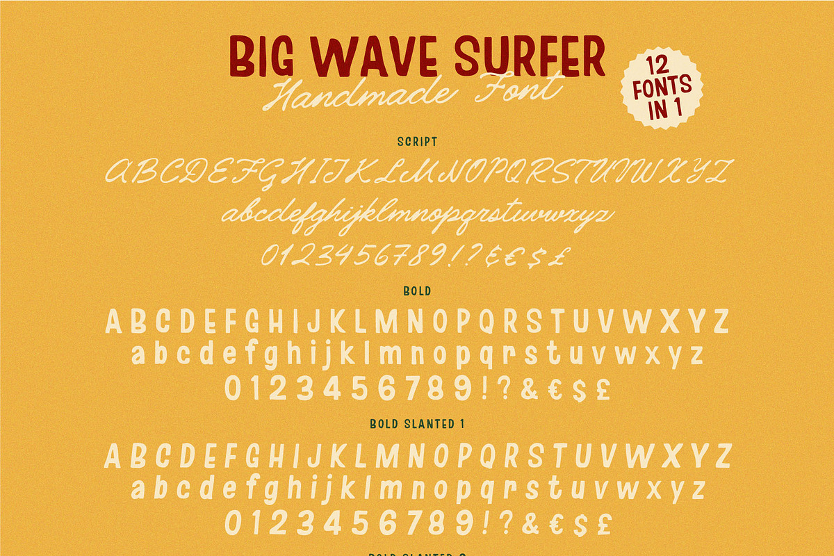 Bigwave Surfer Coastal Island Font, a Handwritten Font by Ayya Studio (Photo 12 of 12)