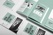 Clean Business Plan Layout, a Brochure Template by Designsoul14 (Thumbnail 3 of 9)
