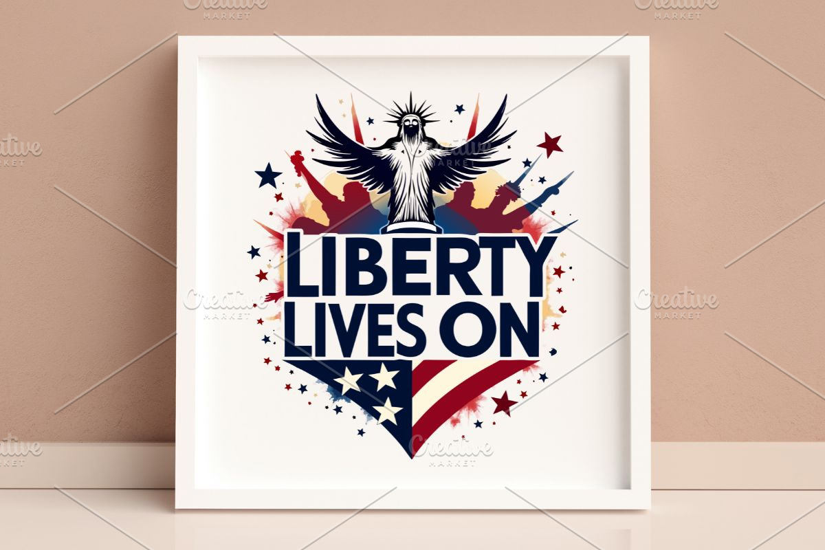 Liberty Lives on SVG, an Illustration by Awieee1 (Photo 4 of 4)