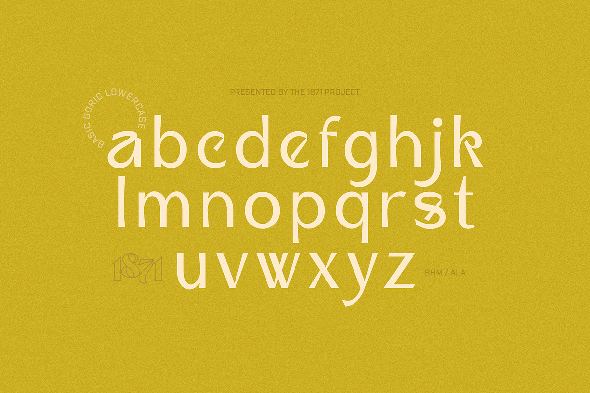 Doric - Classically Inspired Sans, a Sans Serif Font by 1871 Project (Photo 5 of 10)