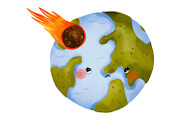 Earth Day Save the Planet Clipart, a Seasonal Illustration by the_myro (Thumbnail 6 of 7)