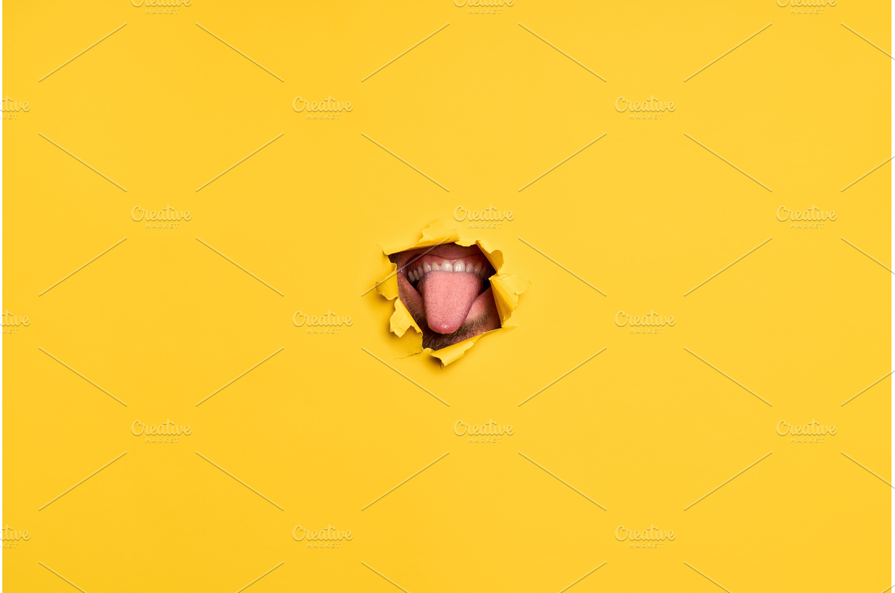Close-up of human showing tongue, a Person Photo by Gladkov photography