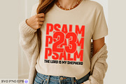 Christian PSALM 23 Varsity SVG Desig, a Graphic by mh_arif (Thumbnail 2 of 5)