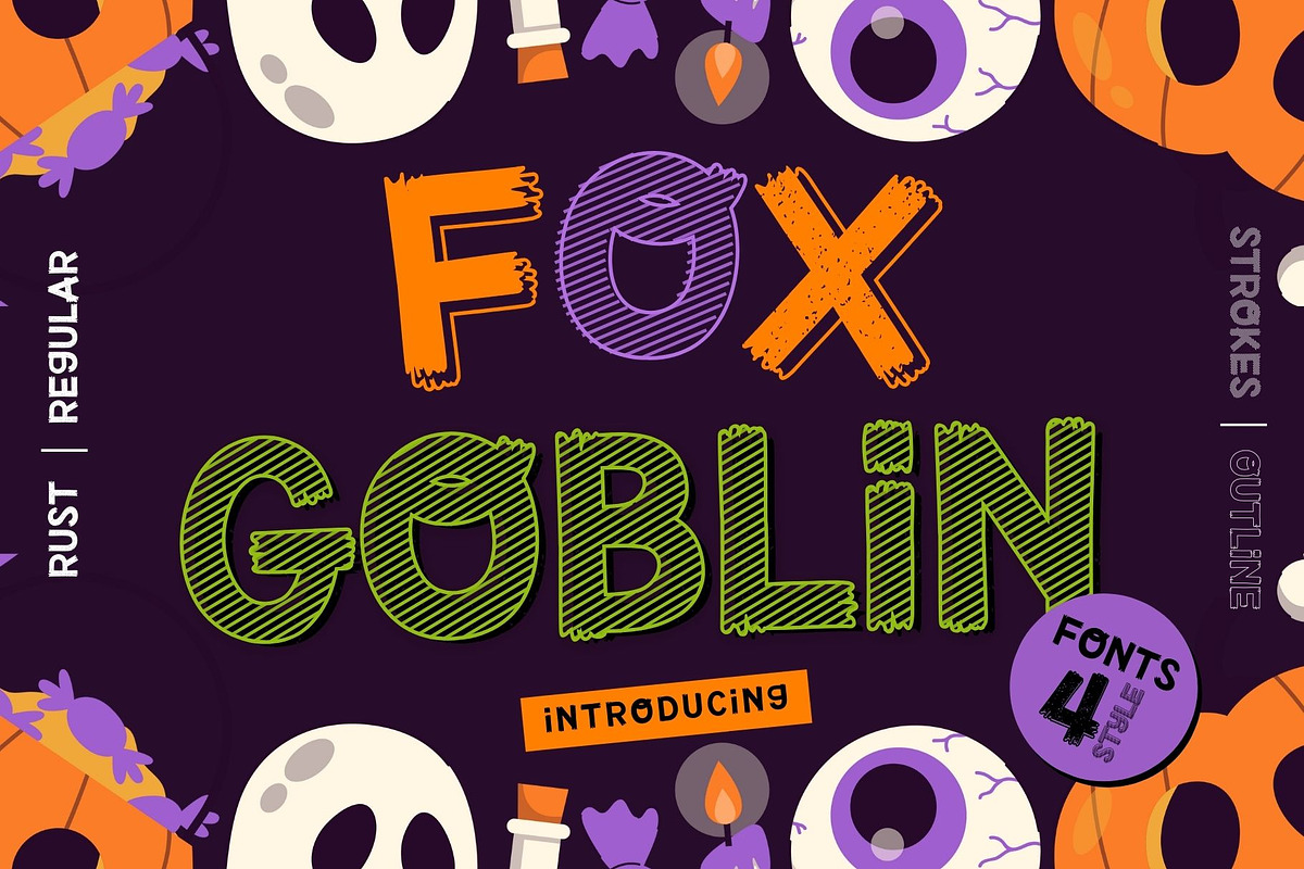 Fox Goblin 4 Fonts Style, a Handwritten Font by Fox7 By Rattana (Photo 1 of 11)