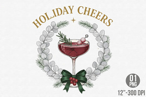 Christmas Png, Coquette Holiday, an Illustration by Designking