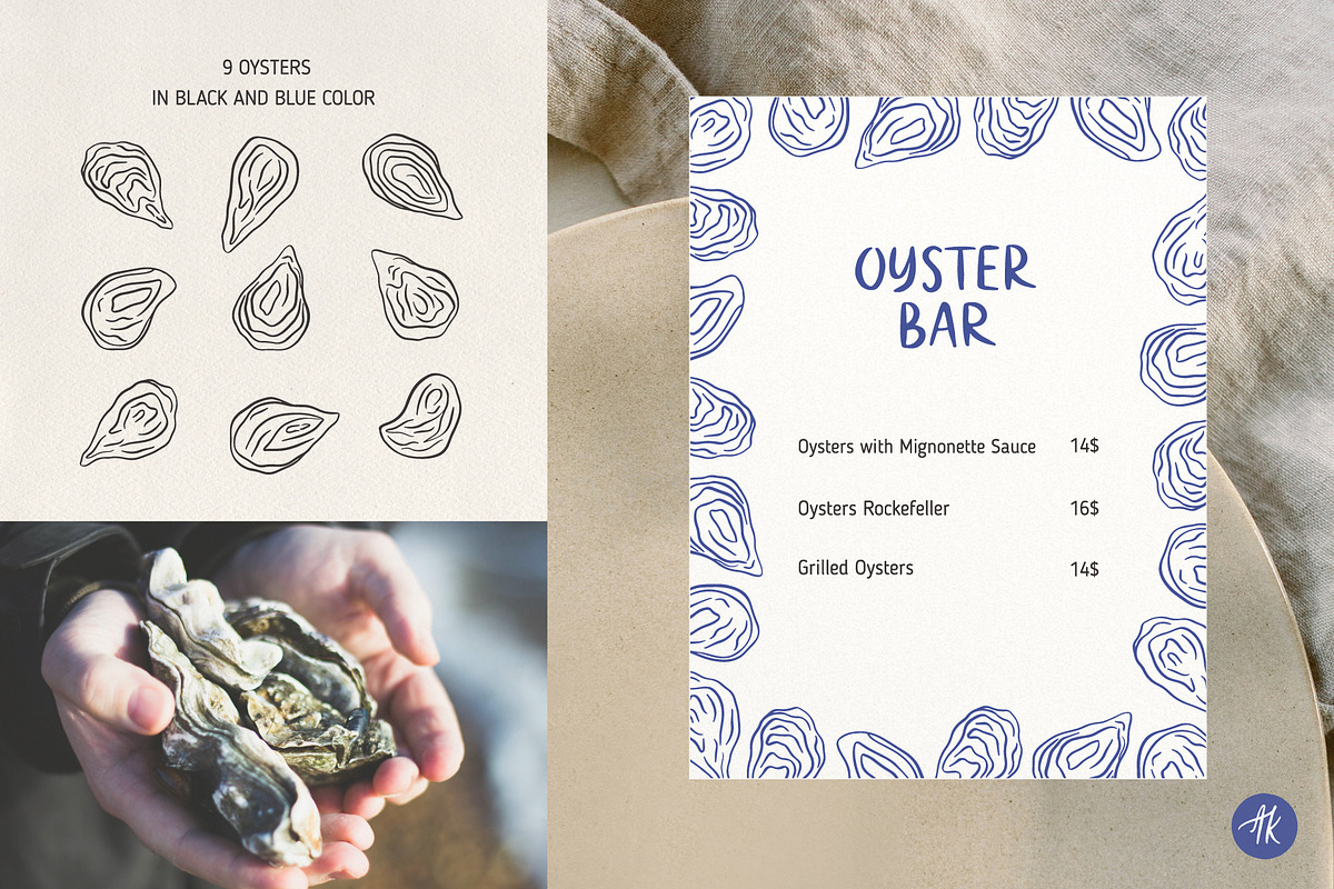 Sea Shells Whimsical Collection, an Object Graphic by Alena Koval (Photo 18 of 19)