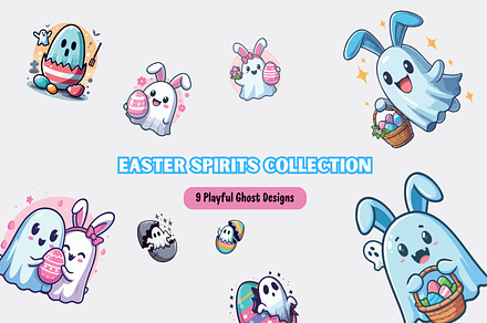 9 Ghost banny Easter Collection