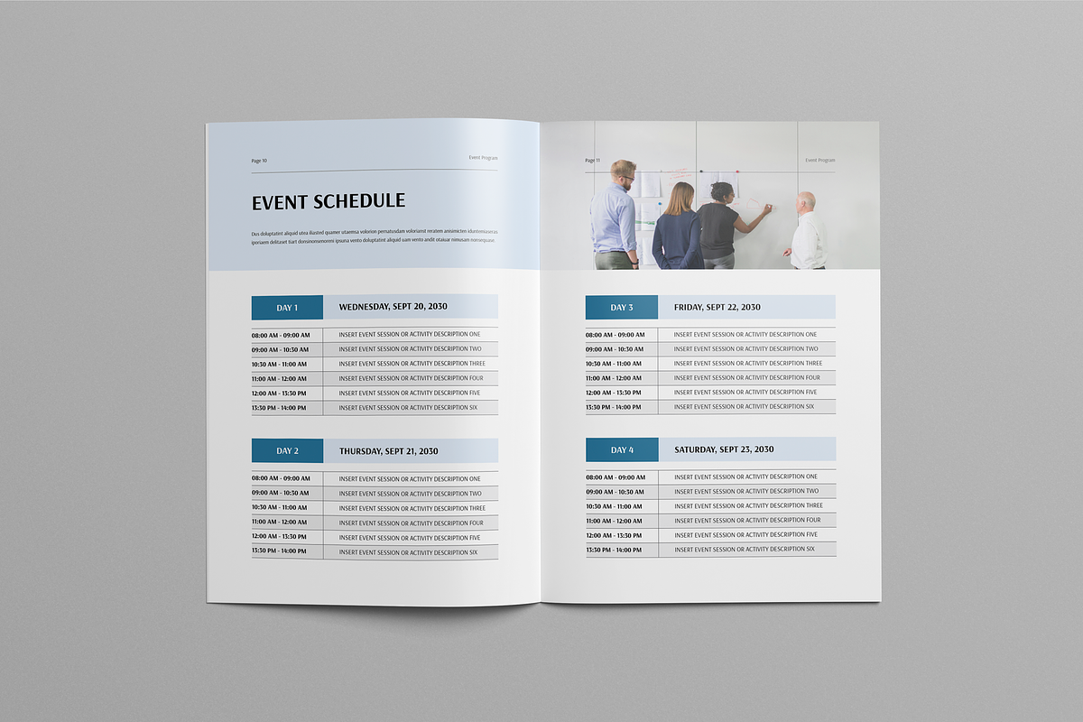 Event Program Brochure, a Brochure Template by Leaflove (Photo 6 of 10)
