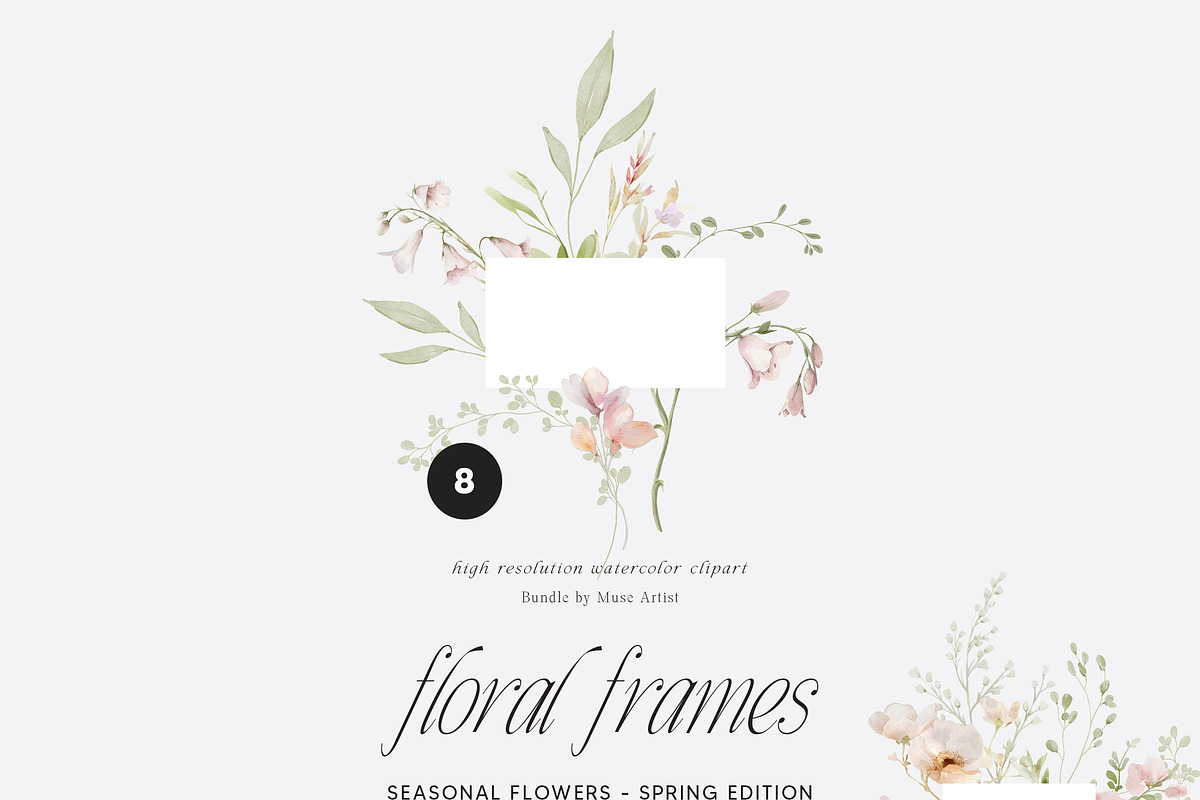 SPRING BOX Watercolor Bundle 400+, a Decorative Illustration by Muse Artist (Photo 16 of 99)