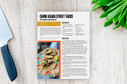 Color Block Printable Recipe Bundle, a Flyer Template by Helen Thompson Design (Thumbnail 4 of 6)