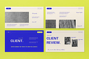 Cream Blue Minimalist Portfolio PPT, a Presentation Template by graphicook (Thumbnail 8 of 8)