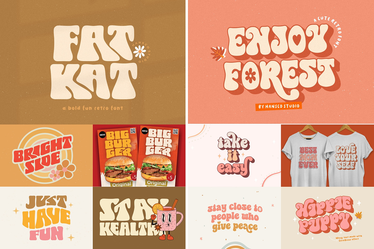 Modern Retro Font Bundle - SALE!, a Font by HansCo Studio (Photo 8 of 14)