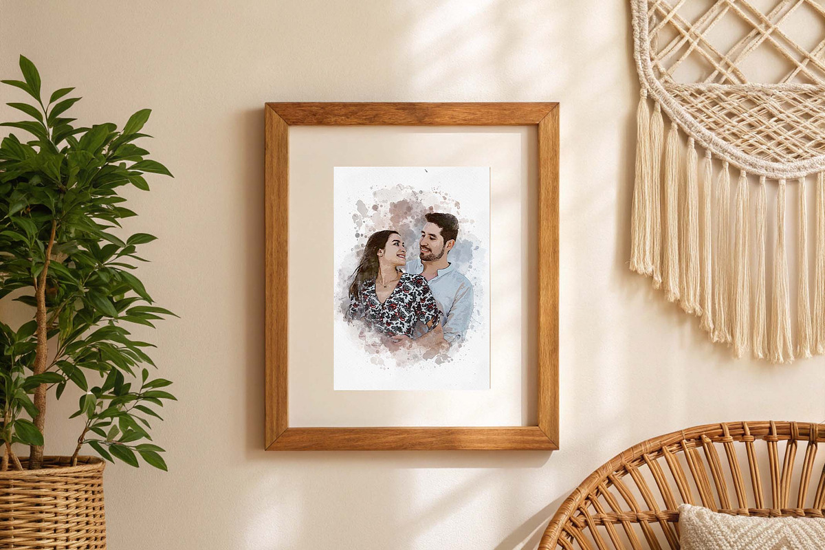Wedding Watercolor Art Photo Effect, an Action Add-On by MRI STUDIO (Photo 5 of 22)
