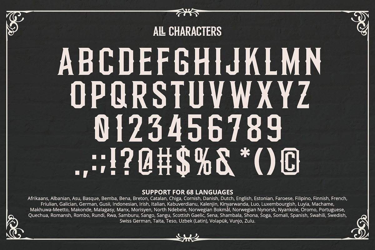 Whitecopy, a Symbol Font by Vintage Division (Photo 12 of 15)
