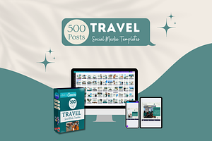 Travel Posts- Canva Templates