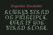 Bogurtlen Blackletter, a Blackletter Font by TypeClassHeroes (Thumbnail 4 of 10)