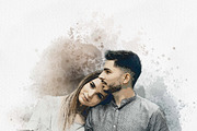 Wedding Watercolor Art Photo Effect, an Action Add-On by MRI STUDIO (Thumbnail 17 of 22)