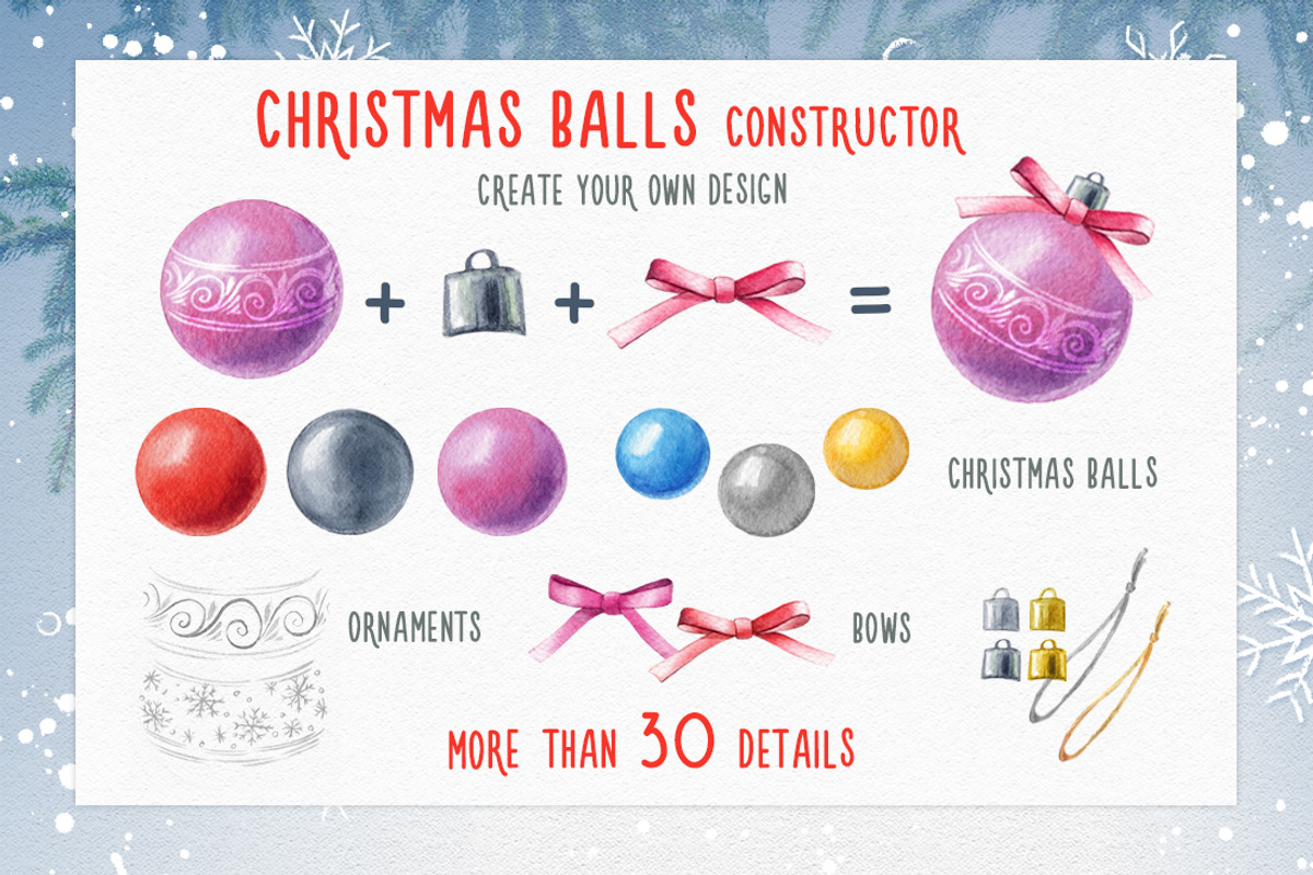 Christmas Illustrations Pack, a Decorative Illustration by LeiaSW (Photo 4 of 7)