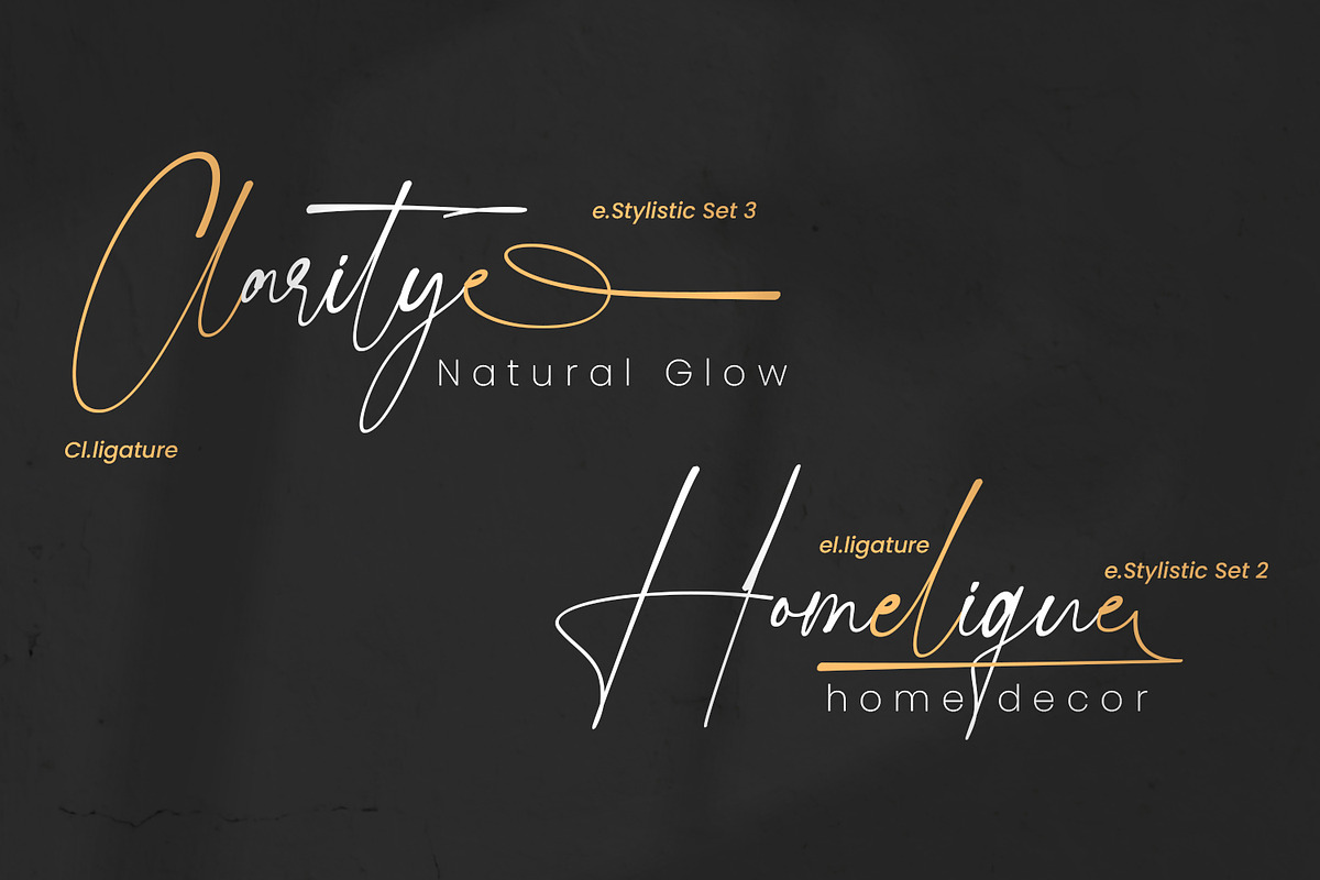 Staywhite, a Script Font by din-studio.com (Photo 8 of 12)