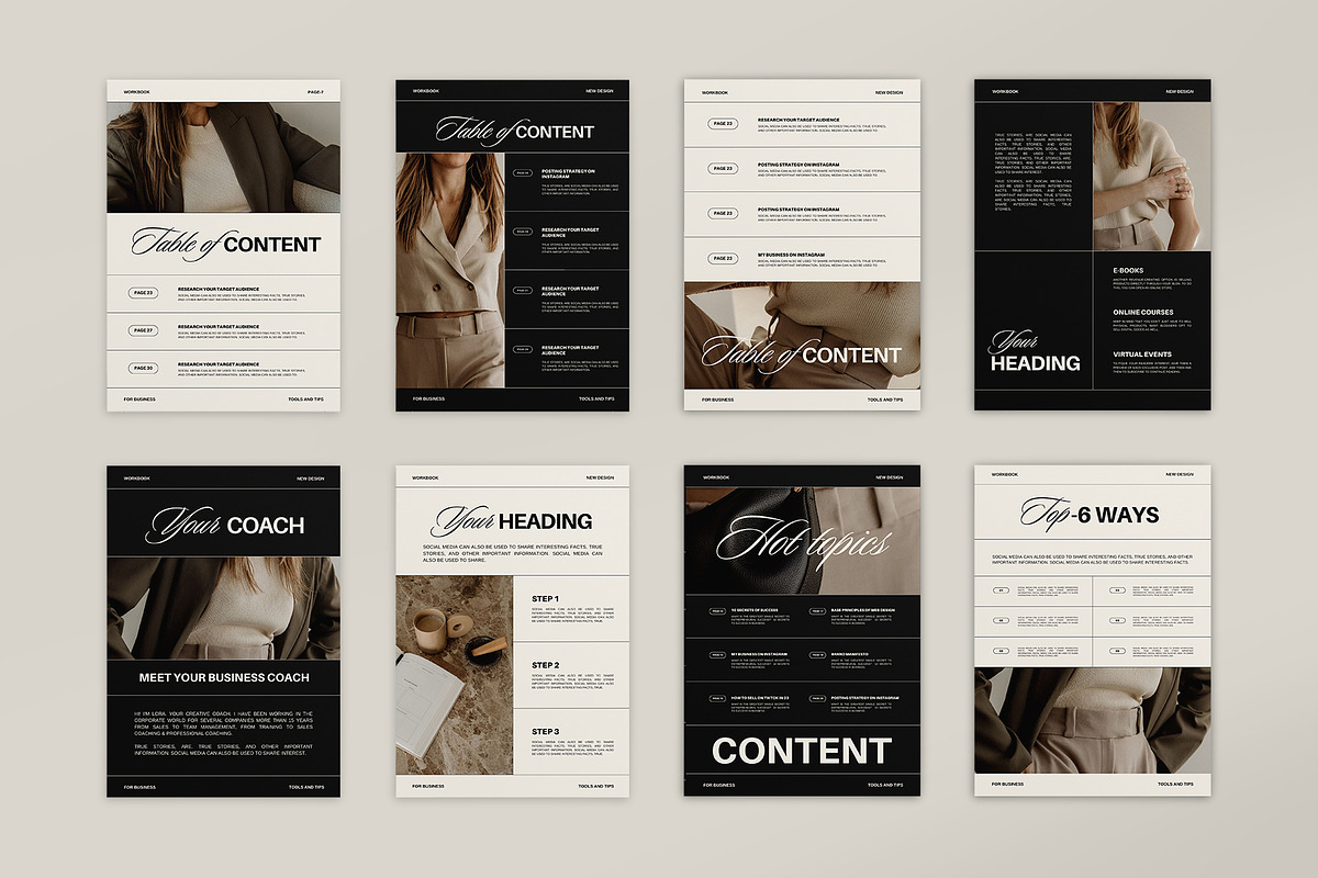 Big Coach Bundle Canva VI, a Marketing Template by Instprofi | Studio Estimo (Photo 4 of 33)