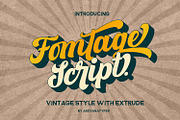 Fomtage Script, a Script Font by Ardyanatypes (Thumbnail 1 of 9)