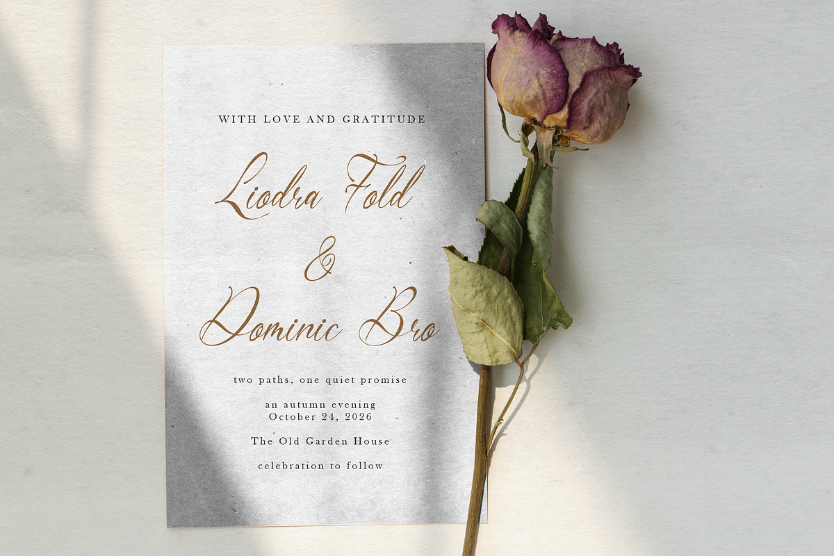 Del Lante Elegant Calligraphy Script, a Script Font by gracetype_studio (Photo 3 of 12)