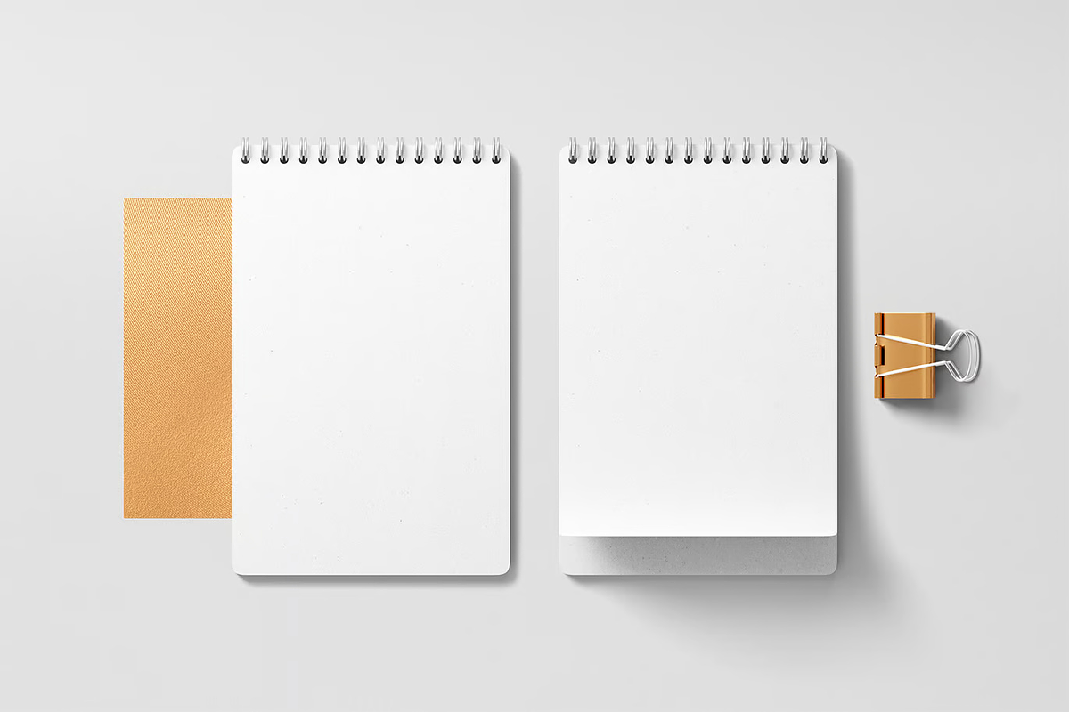 Notepad Mockup, an Advertising Mockup by Xtrahive (Photo 2 of 2)