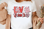 Loved John 316 Png,Christian, an Illustration by Designking (Thumbnail 4 of 6)
