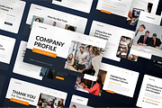 Company Profile Google Slides, a Presentation Template by SquidPixey (Thumbnail 7 of 7)