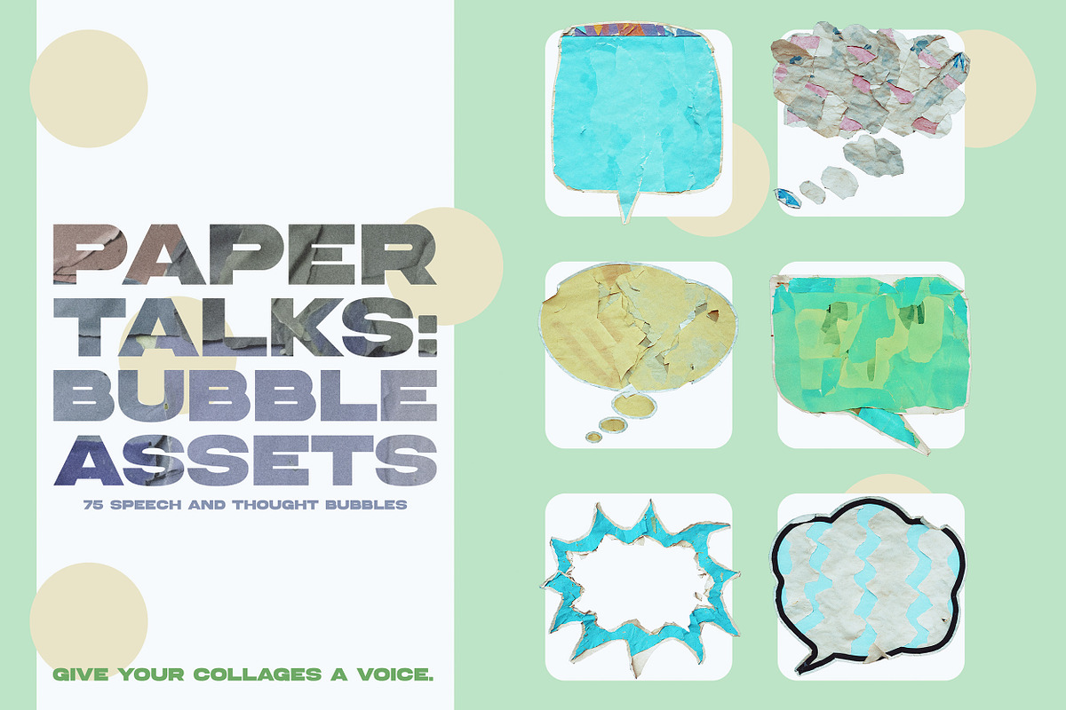 PaperTalks – 75 Speech Bubbles, an Object Graphic by Megan Aili Designs (Photo 4 of 10)