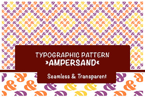 Typography Pattern Ampersand