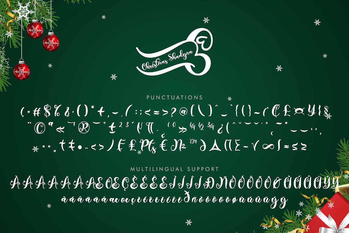 Christmas Shadyna, a Handwritten Font by Yoga Letter (Photo 7 of 8)