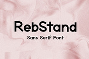 RebStand Sans Serif Typeface, a Sans Serif Font by The Reb. Shop (Thumbnail 1 of 5)