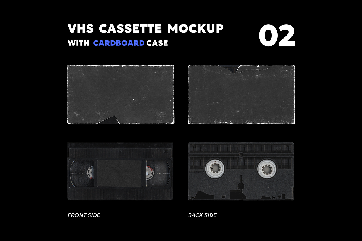 VHS CASETTE COVER MOCKUP, a Packaging Mockup by BORT GRAPHIC (Photo 5 of 9)