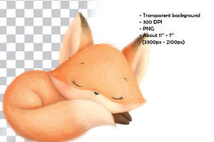 Cute Fox Clipart