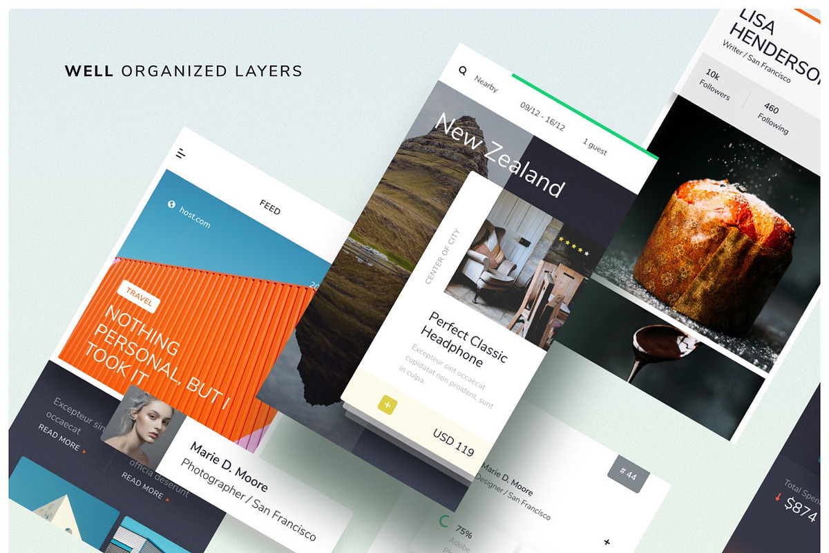 XD UI Kit, a Templates & Theme by UI8 (Photo 2 of 5)