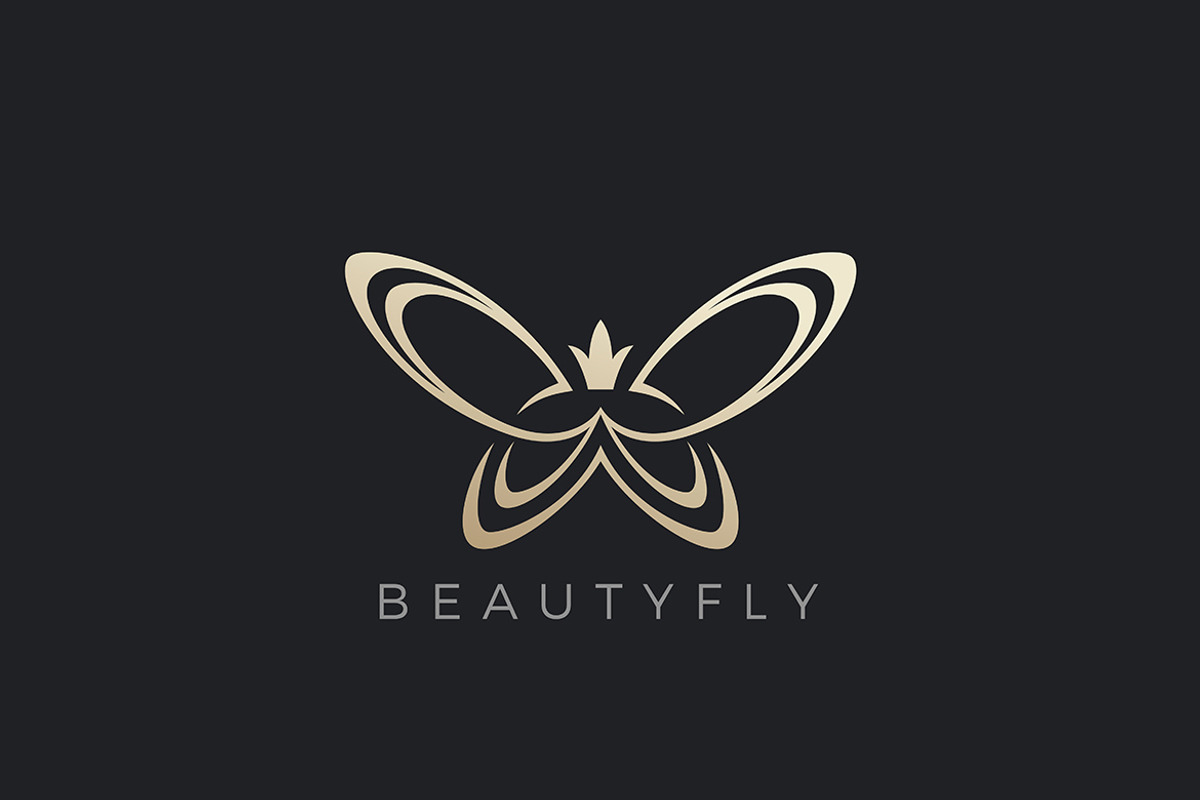Butterfly Logo Elegant Beauty, a Branding & Logo Template by Cyritron