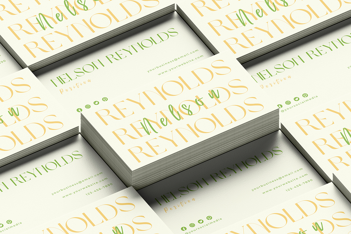Minimalist Business Card Template, a Business Card Template by INRASSION (Photo 4 of 6)