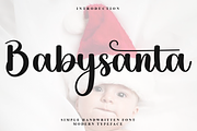 Babysanta, a Handwritten Font by FreshTypeINK (Thumbnail 1 of 7)