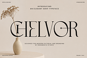 Chelvor - Stylish Ligature Serif, a Serif Font by RagamKata (Thumbnail 1 of 10)