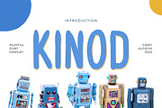 Kinod - Playful Font, a Handwritten Font by Fikry Alfatih (Thumbnail 1 of 6)