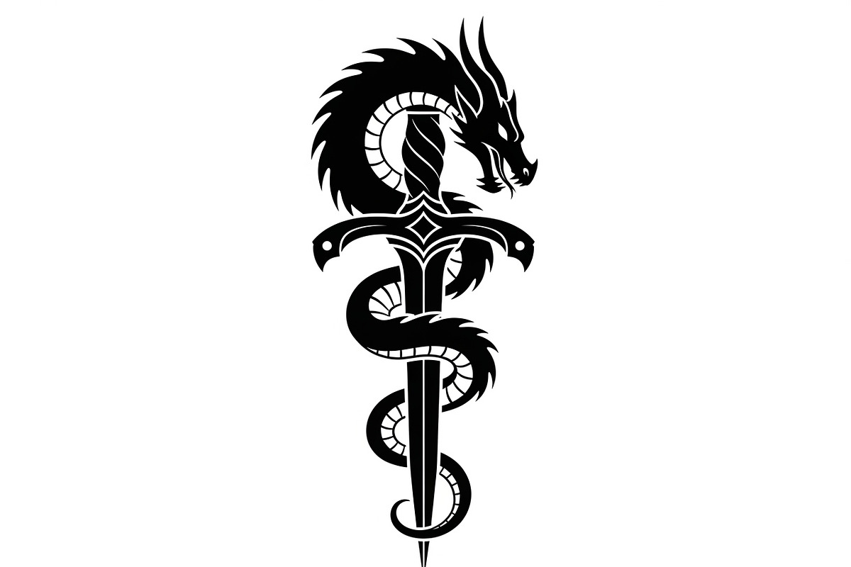Dragon Sword Bundle, an Illustration by Designs_River (Photo 10 of 31)