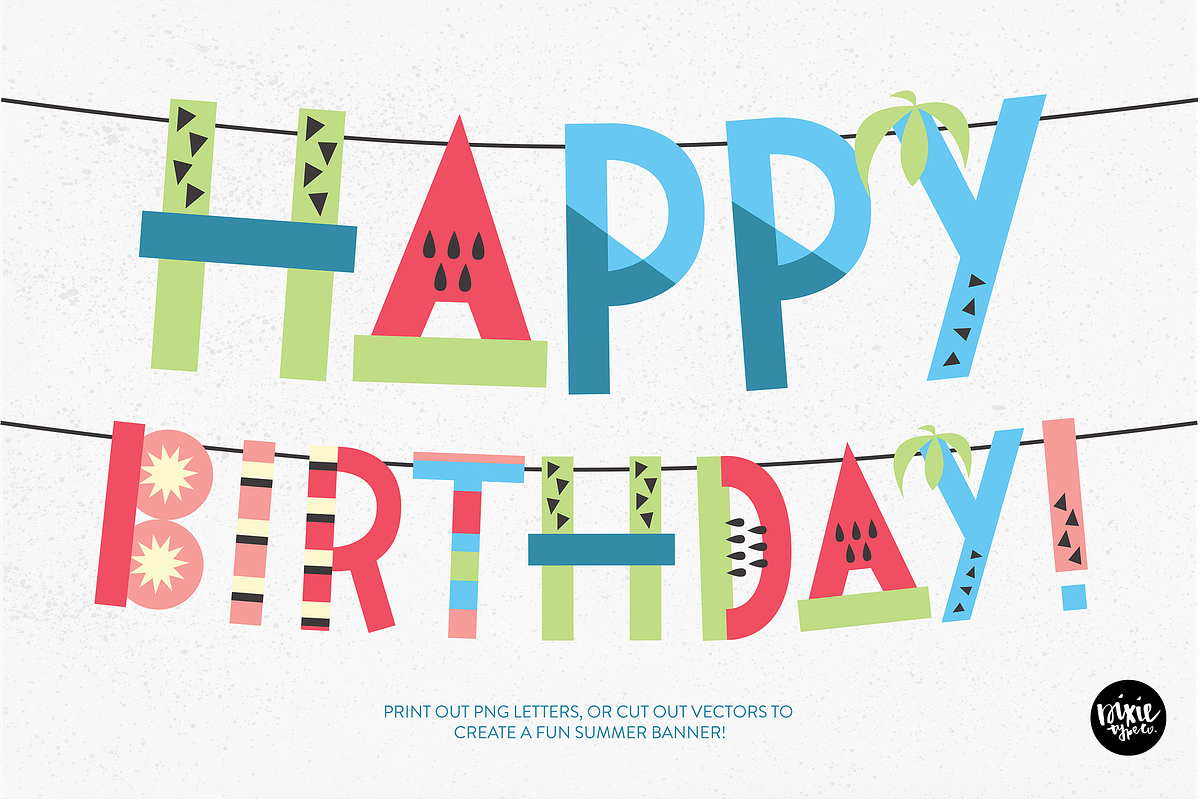 JUNE DAYS OpenType-SVG Color Font, a Font by Blush Font Co. (Photo 4 of 7)