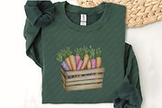 Spring Carrots Rabbit Clipart, an Illustration by Watercolor design (Thumbnail 12 of 12)
