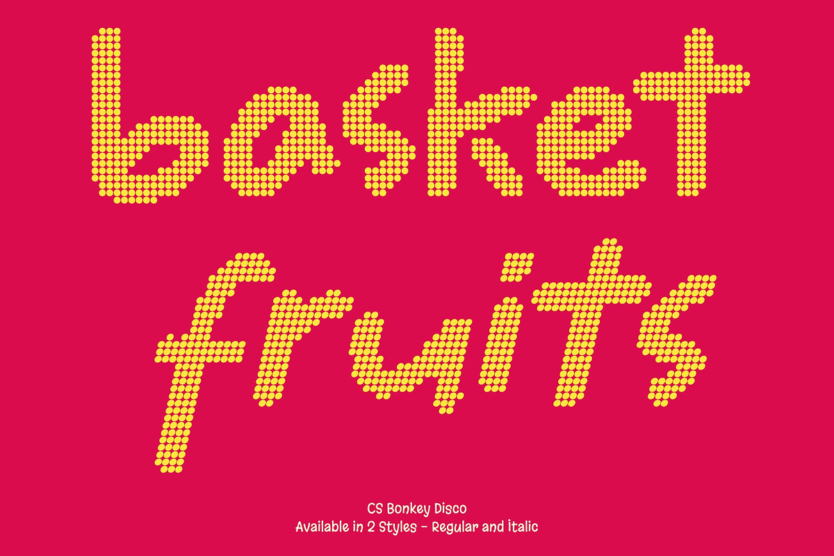 CS Bonkey Disco, a Handwritten Font by Craft Supply Co. (Photo 3 of 8)